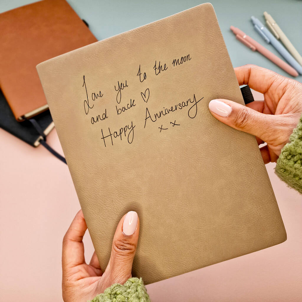 Personalised Anniversary Your Handwriting Notebook – Joanna Emily