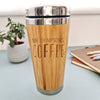 Personalised bamboo coffee mug