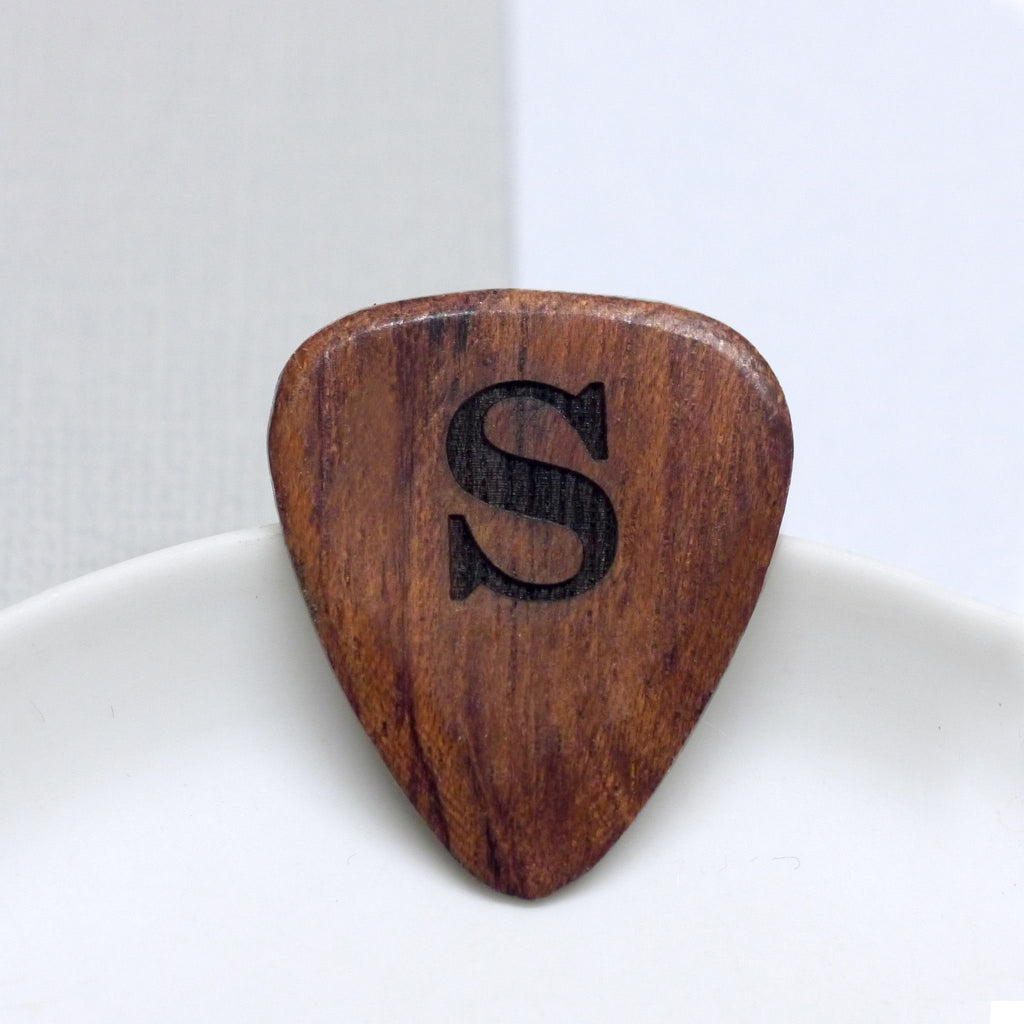 personalised guitar plectrum